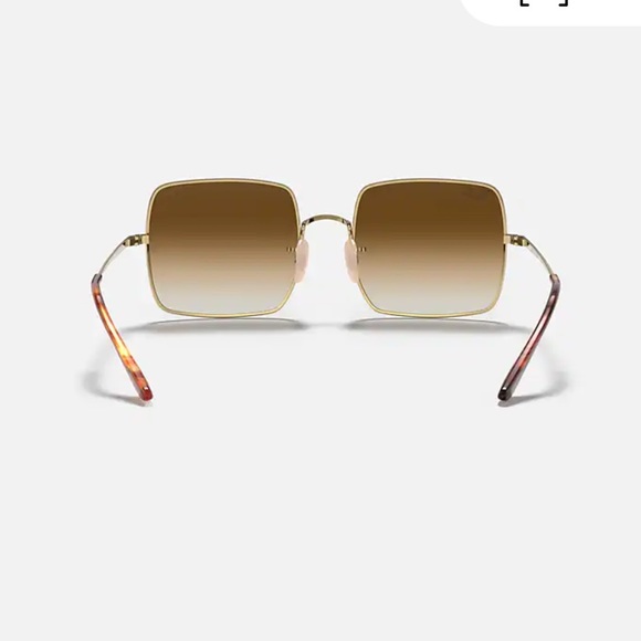 Ray-Ban RB1971 Square 1971 Classic Sunglasses with Gold Frame